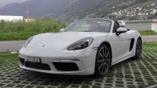 Porsche 718 Boxster  Sound and Drive [upl. by Chitkara]