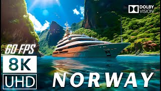 NORWAY  Scenic Relaxation Film With Inspiring Cinematic Music  8K 60fps Video HD [upl. by Aidualc955]