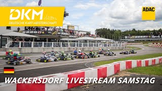 Deutsche Kart Meisterschaft 2024  Wackersdorf  Livestream Samstag [upl. by Einahpehs]