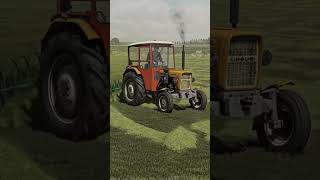 Andrzej przyjechał prasować siano farmingsimulator22 polskawieś farming ursus [upl. by Craven859]