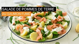 Salade de pommes de terre Pompadour Label Rouge au saumon fumé [upl. by Tibbitts369]