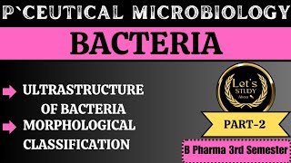 Bacteria  Unit1  Part2  Pharmaceutical Microbiology  B Pharma 3rd semester [upl. by Hurleigh37]