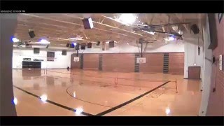 Tornado Destroying A School Gym In Seconds [upl. by Suh137]