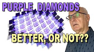 Stack Those Diamonds Purple Fused Glass Tutorial Project [upl. by Lachish]