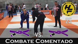 BJJ 🥋 COMBATE 25 🏆 FINAL Cinturón Morado 🟣 Grappling Industries Madrid 2022  Emilio Montesclaros [upl. by Ramej]