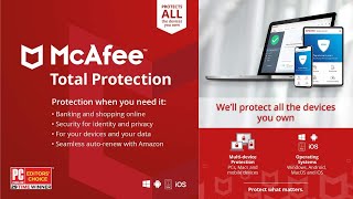 McAfee Total Protection 2021Antivirus Software Internet Security At Amazon [upl. by Pegeen]