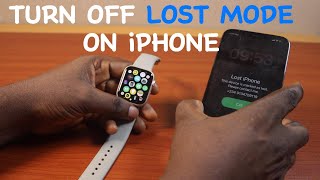 How Disable Lost Mode on iPhone using Apple Watch [upl. by Nahtnamas]