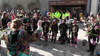 guggenmusik les canetons de Fribourg  Carnaval Estavayer 2024 part2 [upl. by Yrrum354]