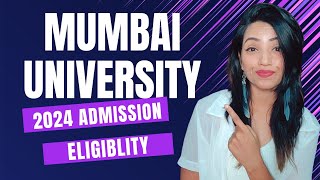 MUMBAI UNIVERSITY 2024 ADMISSION CRITERIA  CUET MANDATORY 12TH SCORE TO GET IN BEST COLLEGE [upl. by Eziechiele]