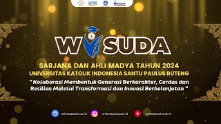 WISUDA SARJANA amp AHLI MADYA UNIKA ST PAULUS RUTENG 23 NOVEMBER 2024 [upl. by Zipah]