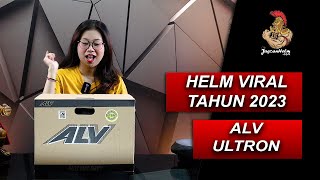 UNBOXING  HELM HALF FACE VIRAL 2023  ALV ULTRON HELMET [upl. by Niveek185]