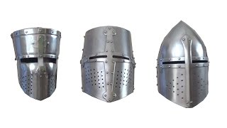 Crusader helmets [upl. by Bettine]