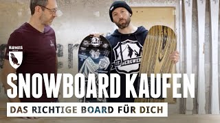 Snowboard kaufen  darauf musst du achten [upl. by Darooge]