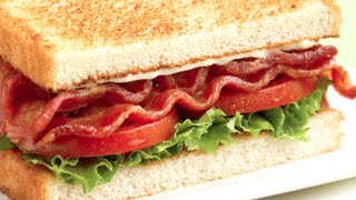 HOW TO MAKE A BLT  BACON LETTUCE TOMATO  Gregs Kitchen [upl. by Allevon]