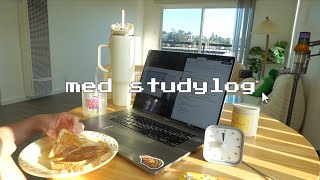 STUDY VLOG 📓★ quiet life of an introvert med student [upl. by Caddaric]