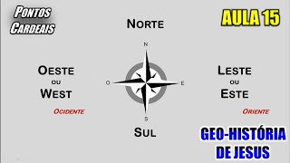 OS PONTOS CARDEAIS Norte  Sul  Leste ou Oriente  Oeste ou Ocidente [upl. by Ykvir]