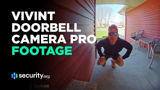 Vivint Doorbell Camera Pro Gen 2  Sample Recordings [upl. by Manheim]