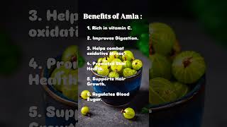 6 benefits of amlaamlavitaminbenefitsbenefitsofamlashortfeedviralshorthealthyworldfruityt [upl. by Chara257]