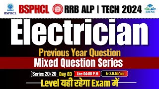 BSPHCL Electrician Previous Year Question Day 82  Score Plus [upl. by Maiga822]