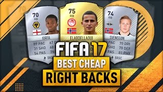 FIFA 17 Best Cheap Right Backs In Career Mode Bargain High Potential Players [upl. by Llemrej]