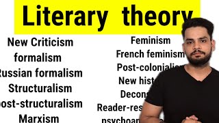 Literary Theory New Criticism Feminism Structuralism post Structuralism Marxism [upl. by Aizirtap]