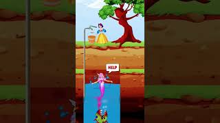 Girl Saves the Mermaid lifelessons motivation shortstories animationmovie shorts ytshorts [upl. by Past]