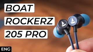 Boat Rockerz 205 Pro Review  Best Neckband Earphones Under 1000₹ [upl. by Carthy]