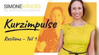 Resilienz in der Schule – Säule 1 Akzeptanz  Simone Kriebs [upl. by Acilejna]