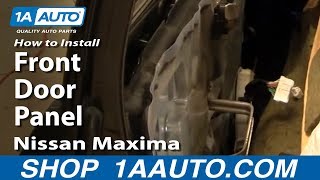 How To Remove Front Door Panel 0003 Nissan Maxima [upl. by Zealand]