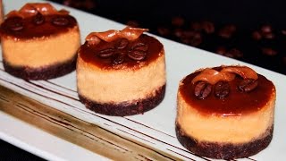 Caramel Mini Cheesecakes Recipe  Cheesecake Cupcakes ♥ Tasty Cooking [upl. by Alleira]