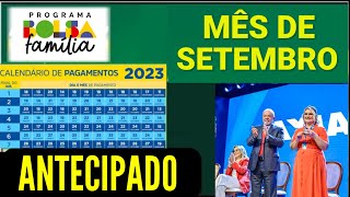 CAIXA PÚBLICA CALENDÁRIO DE SETEMBRO ANTECIPADO do BOLSA FAMÍLIA para TODOS OS NIS DESTE GRUPO [upl. by Chrystal]