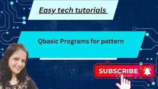 qbasic qbasic program qbasic pattern easy to understand [upl. by Platus]