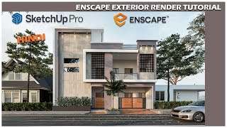 ENSCAPE EXTERIOR RENDER SETTINGS TUTORIAL [upl. by Monica]