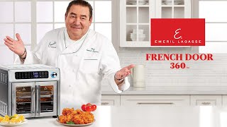 Introducing the French Door 360 Air Fryer with XL 26qt Capacity by Emeril Lagasse [upl. by Ardied]