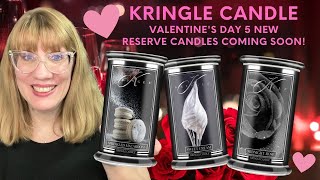 KRINGLE CANDLE Valentines Day 5 NEW Reserve Candles Coming Soon [upl. by Ahouh962]