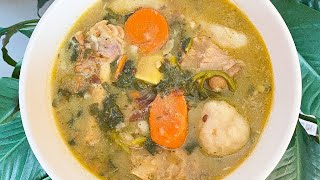 How To Make Haitian Bouillon  Bouillon Cabrit Recipe  Bouyon Pye Kabrit Recette Haitian Goat Soup [upl. by Izzy]