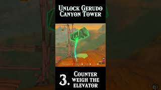 Unlock Gerudo Canyon Skyview Tower  Zelda Tears Of The Kingdom [upl. by Northrop]