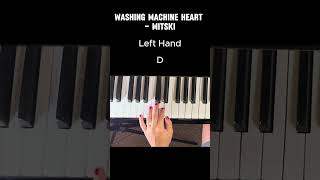 Washing Machine Heart by Mitski  Piano Tutorial [upl. by Epillihp741]