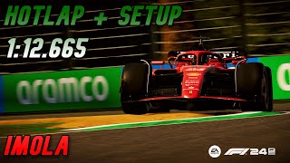 F1 24 Imola Hotlap  Setup 112665 [upl. by Arratal]