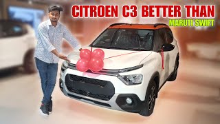 2024 Citroen C3 Petrol Variant  Features Top Speed Mileage  Citroen C3 Better Than Tata Punch [upl. by Rahr]