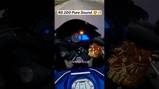 Bajaj Pulsar RS 200 Pure Sound 😍🤩 shorts rs200 [upl. by Nevah]