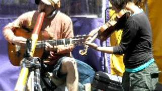 Didgeridoo Guitar Violin Duo [upl. by Lleneg]