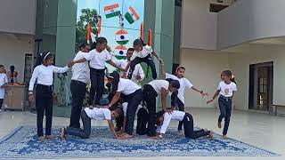 Jai Ho Pyramid Perform By 4th B Girls 26 January 2024 [upl. by Anewor]