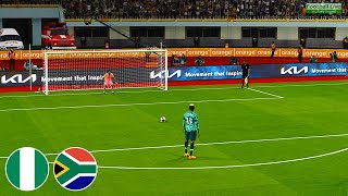 Nigeria 🆚 South Africa  Penalty Shootout 2024  African Cup of Nations 2023 Semi Final  PES [upl. by Martica]