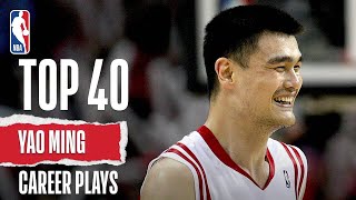 Yao Mings Top 40  Career Plays [upl. by Anaila]