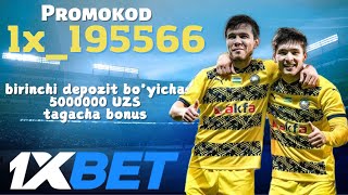 Промокод 1xbet Узбекистан  1xbet промокод 2025  1ХБЕТ промокод при регистрации [upl. by Ednalrim]