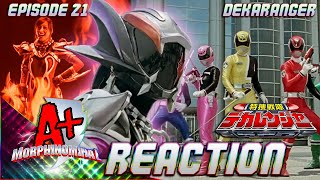 Tokusou Sentai Dekaranger Episode 21 REACTION  Hells Three Siblings  Jasmine is Shook [upl. by Inaj832]