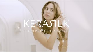 Protecting Shampoo for ColorTreated Hair  KERASILK [upl. by Kcirddes]