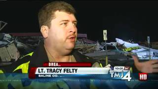 12 Dead Hundred Injured in Harrisburg IL Tornado [upl. by Nuyh968]