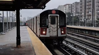 R142 amp R142A 4 Train Action  176th Street [upl. by Atirres606]